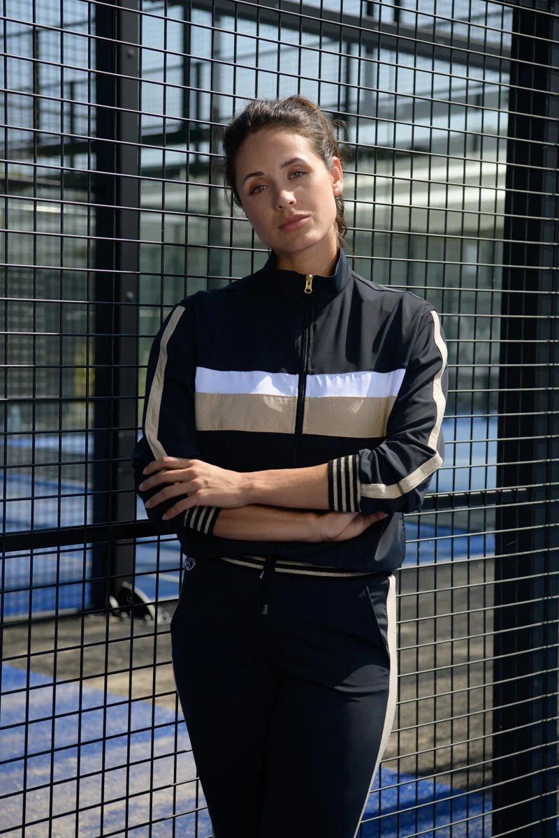 Golden Court Jacket - Black/Gold - Padel73
