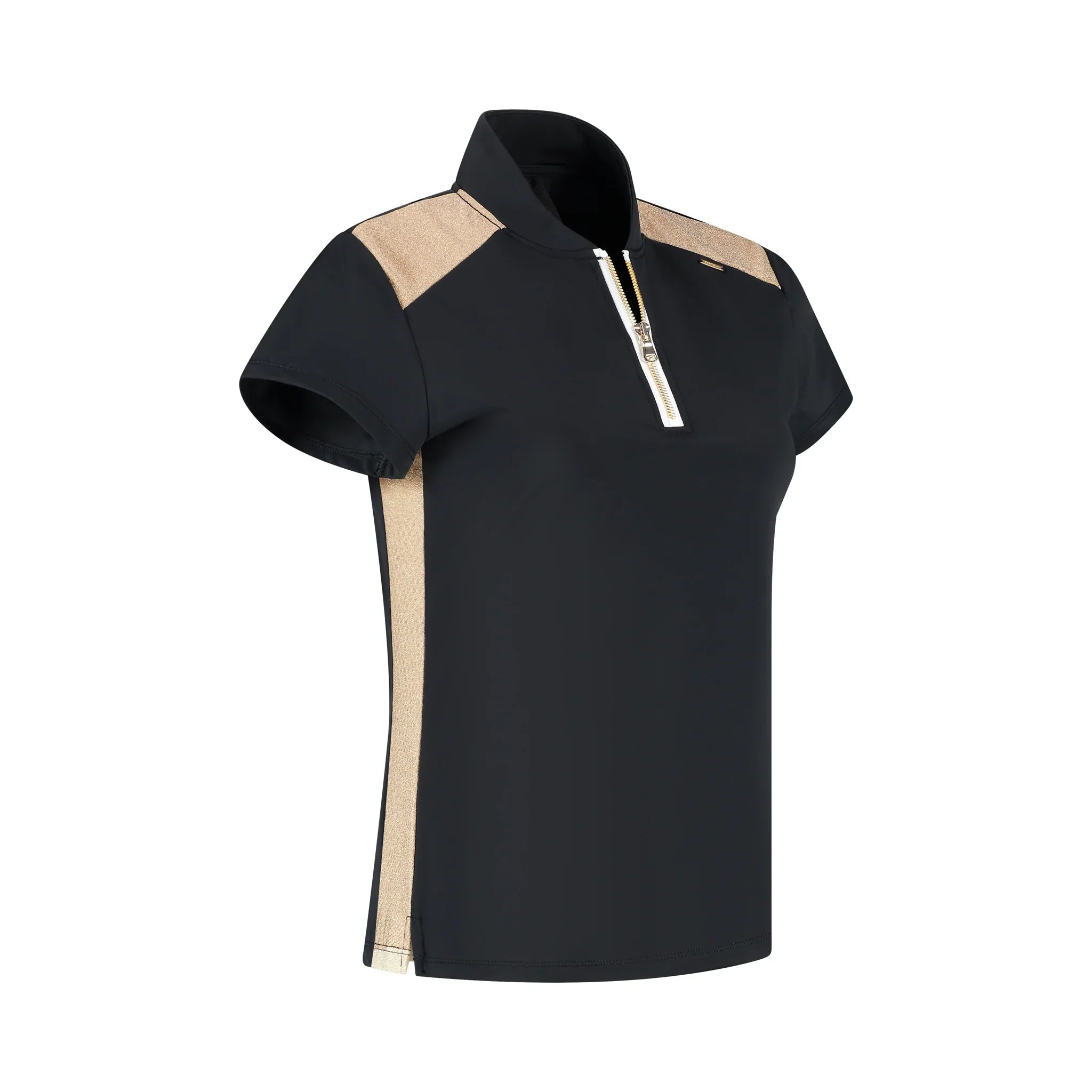 Golden Edge Zipper - Black/Gold - Padel73