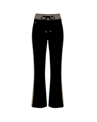 Golden Stripe Flair Trouser – Dark Waistband - Padel73