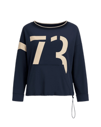 Golden Varsity Sweat – Black/champagne - Padel73