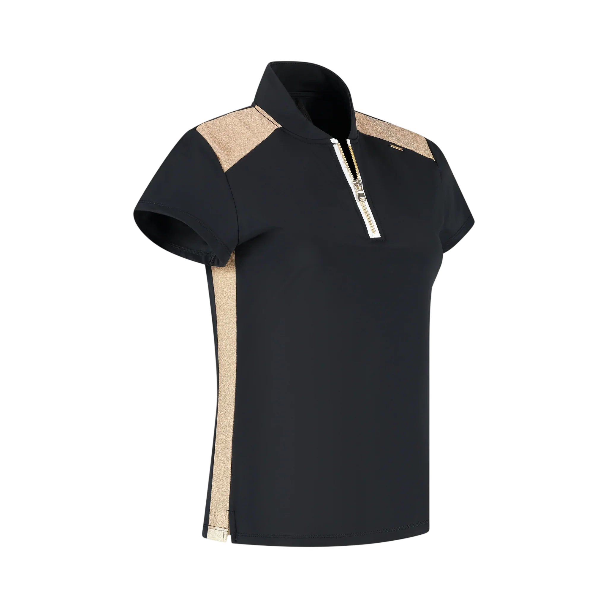 Golden Edge Zipper - Black/Gold - Padel73