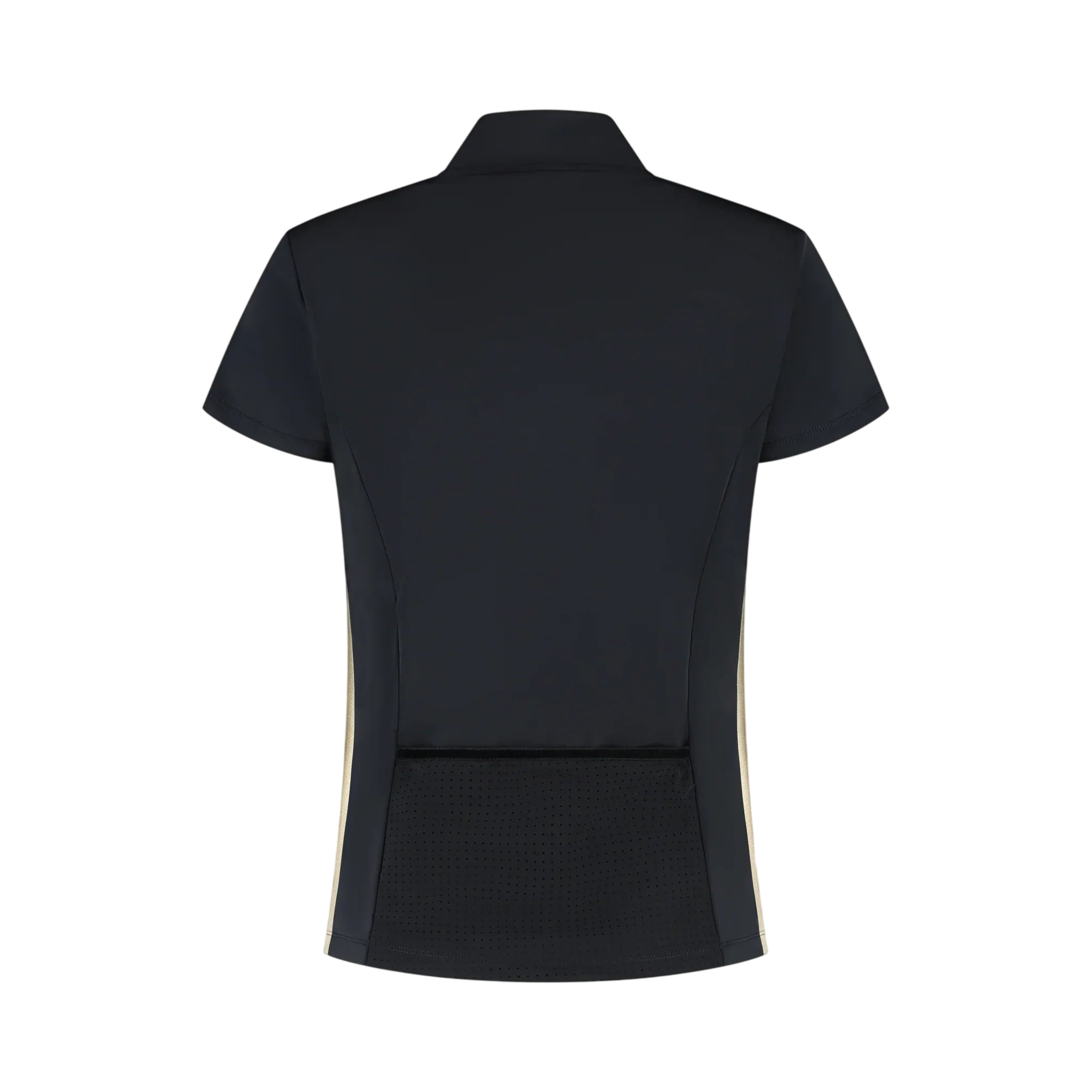 Golden Edge Zipper - Black/Gold - Padel73