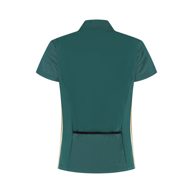 Golden Edge Zipper - Green/Gold