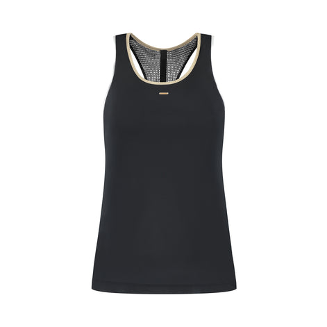 Golden Edge Tank - Black