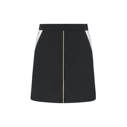 Golden Stripe Skirt - Black
