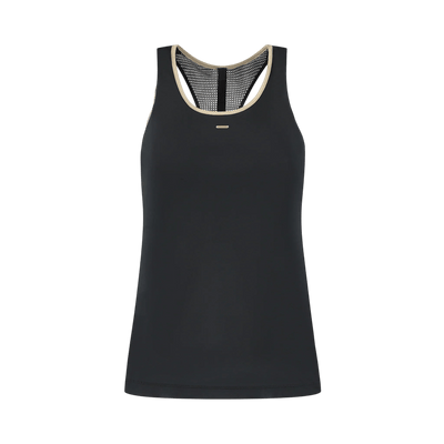 Golden Edge Tank - Black - Padel73