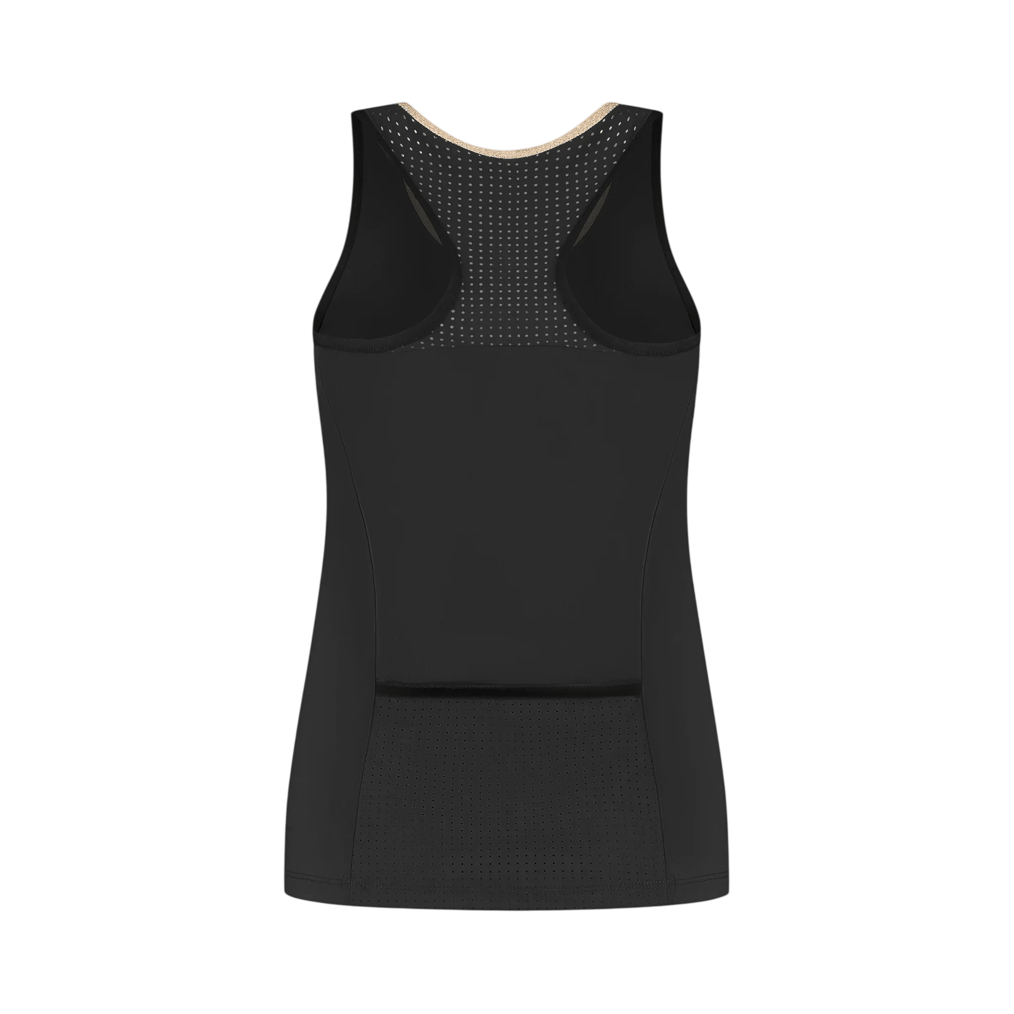 Golden Edge Tank - Black - Padel73