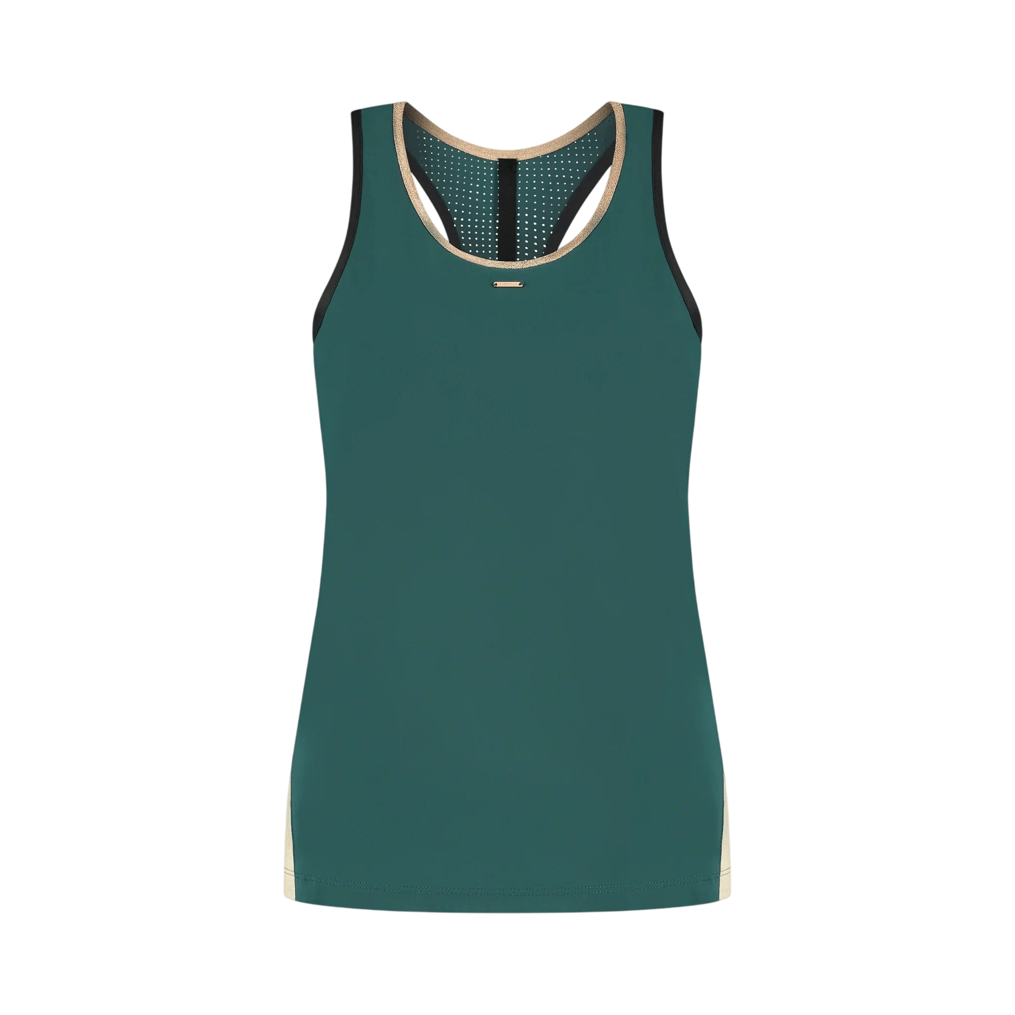 Golden Edge Tank - Green - Padel73