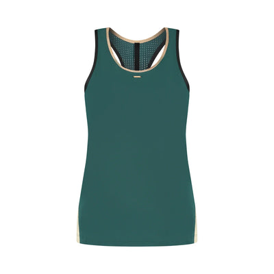 Golden Edge Tank - Green - Padel73