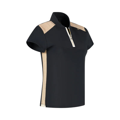 Golden Edge Zipper - Black/Gold - Padel73