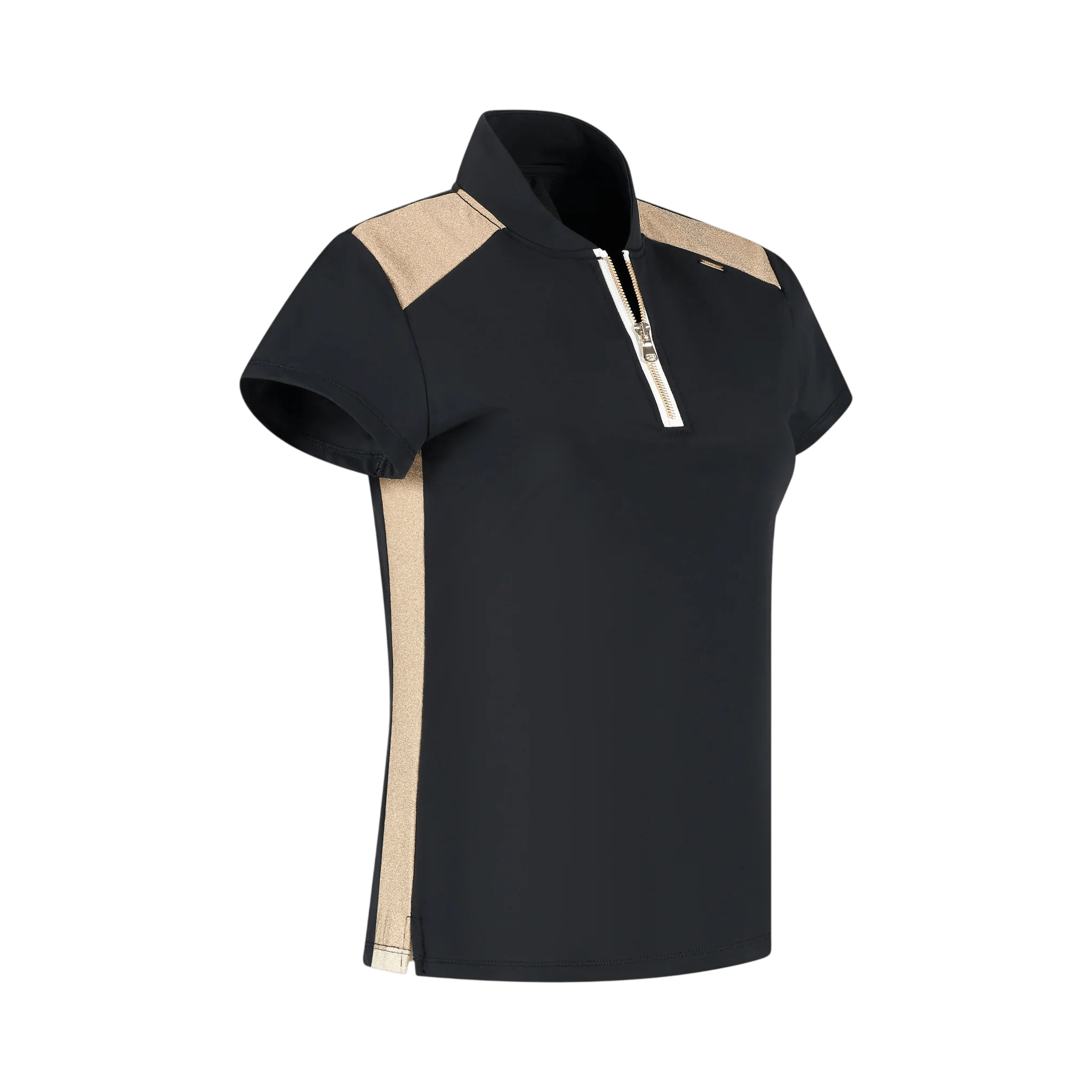 Golden Edge Zipper - Black/Gold - Padel73