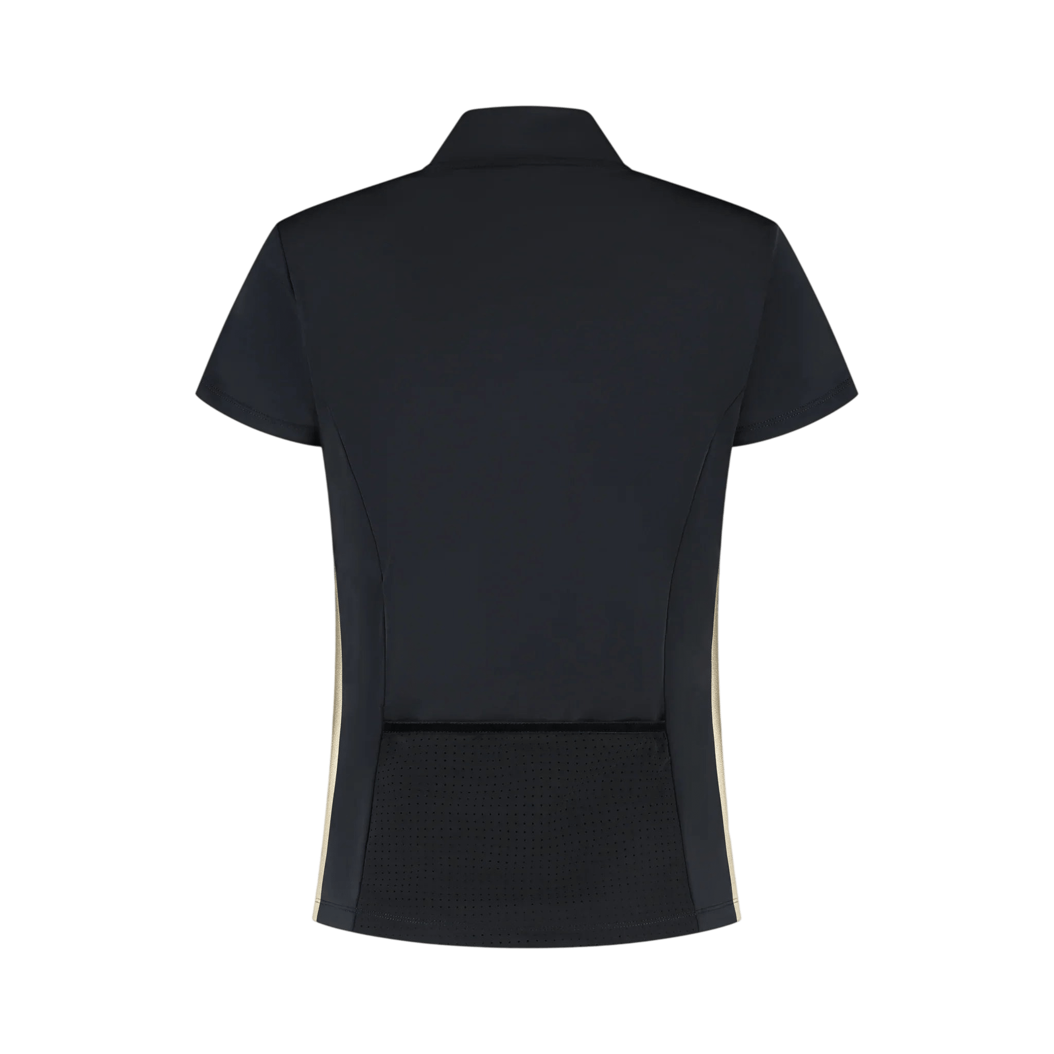 Golden Edge Zipper - Black/Gold - Padel73