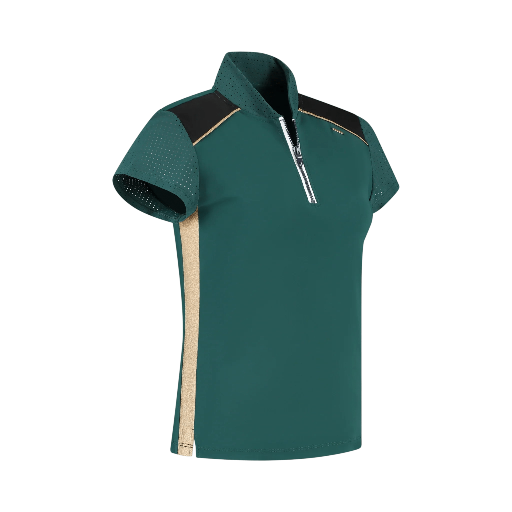 Golden Edge Zipper - Green/Gold - Padel73