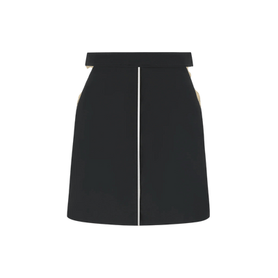 Golden Side Skirt - Black - Padel73