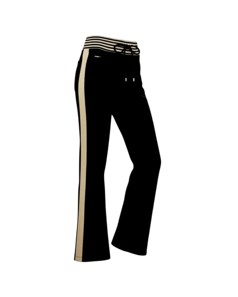 Golden Stripe Flair Trouser – Dark Waistband - Padel73