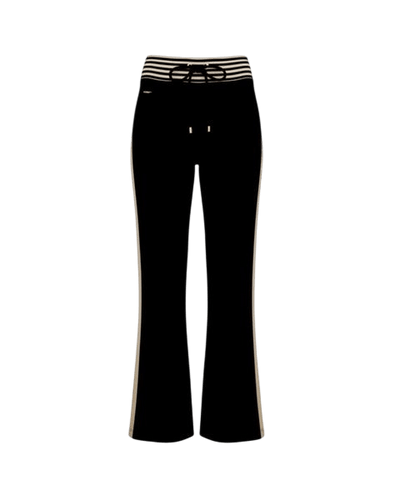 Golden Stripe Flair Trouser – Dark Waistband - Padel73