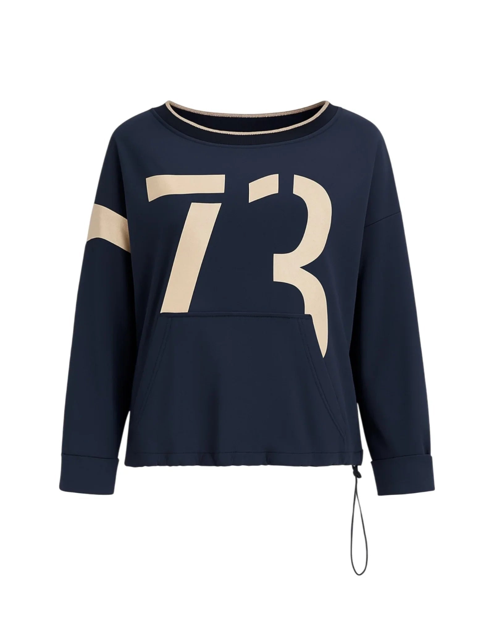 Golden Varsity Sweat – Black/champagne - Padel73