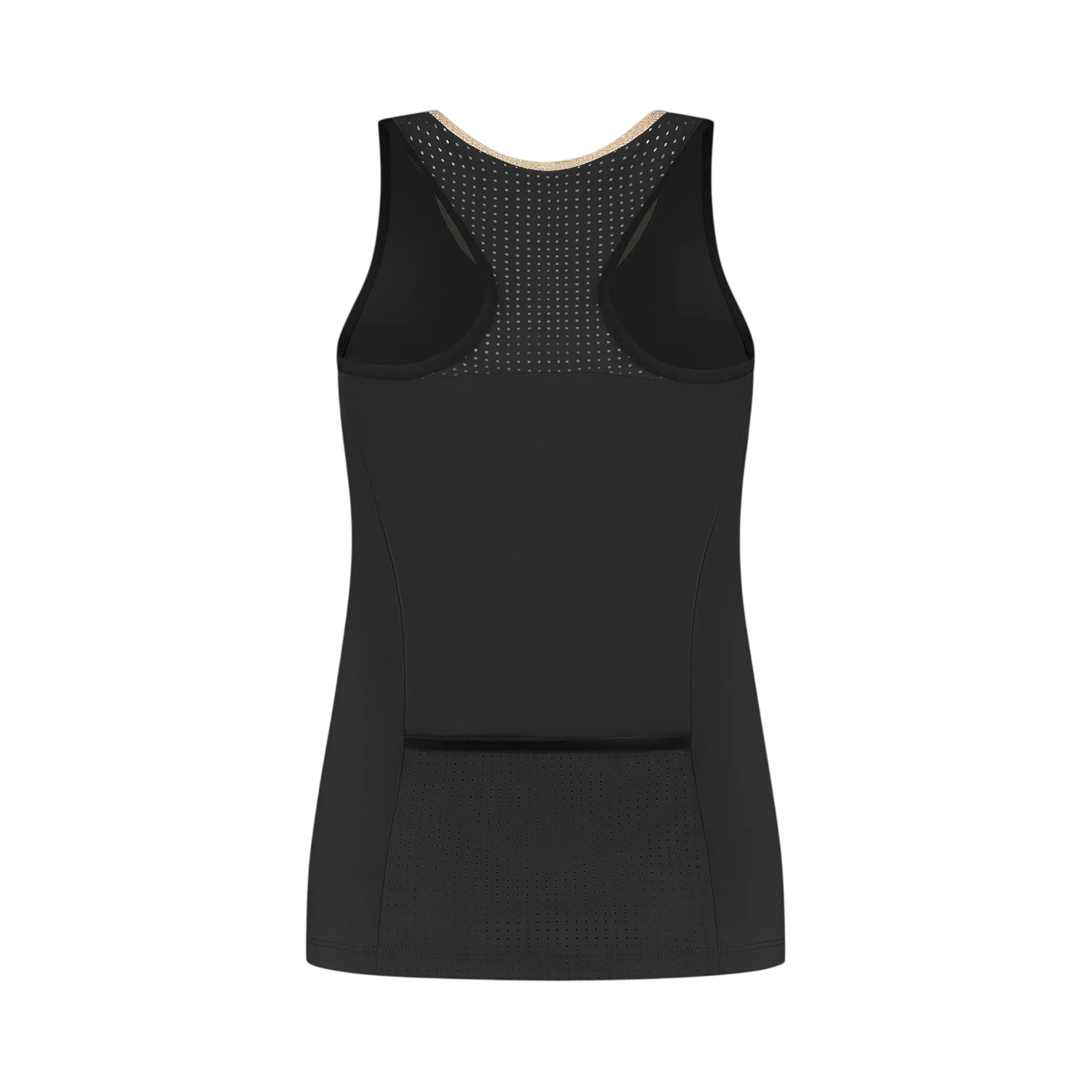 Golden Edge Tank - Black - Padel73