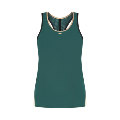 Golden Edge Tank - Green - Padel73