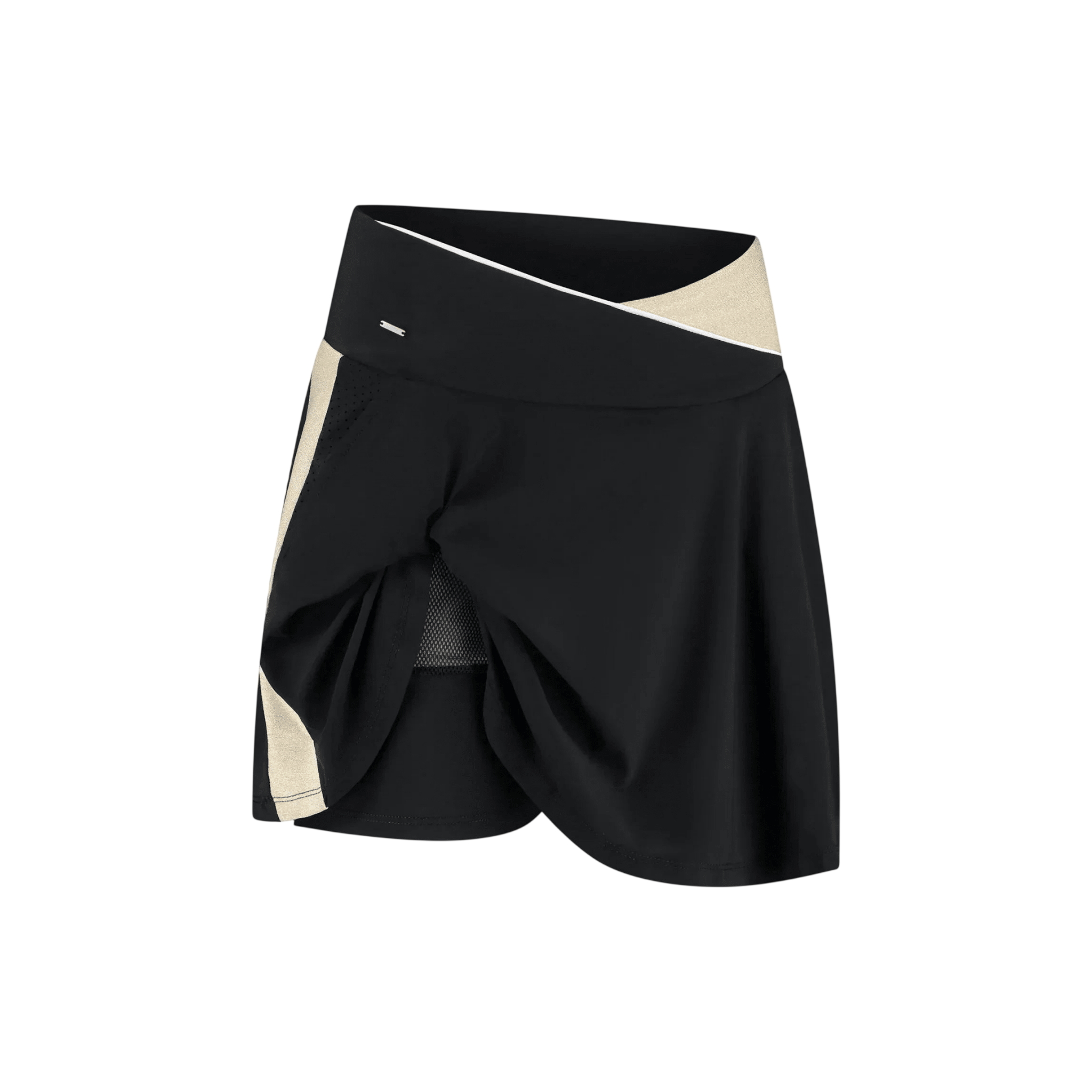 Golden Stripe Skirt - Black - Padel73