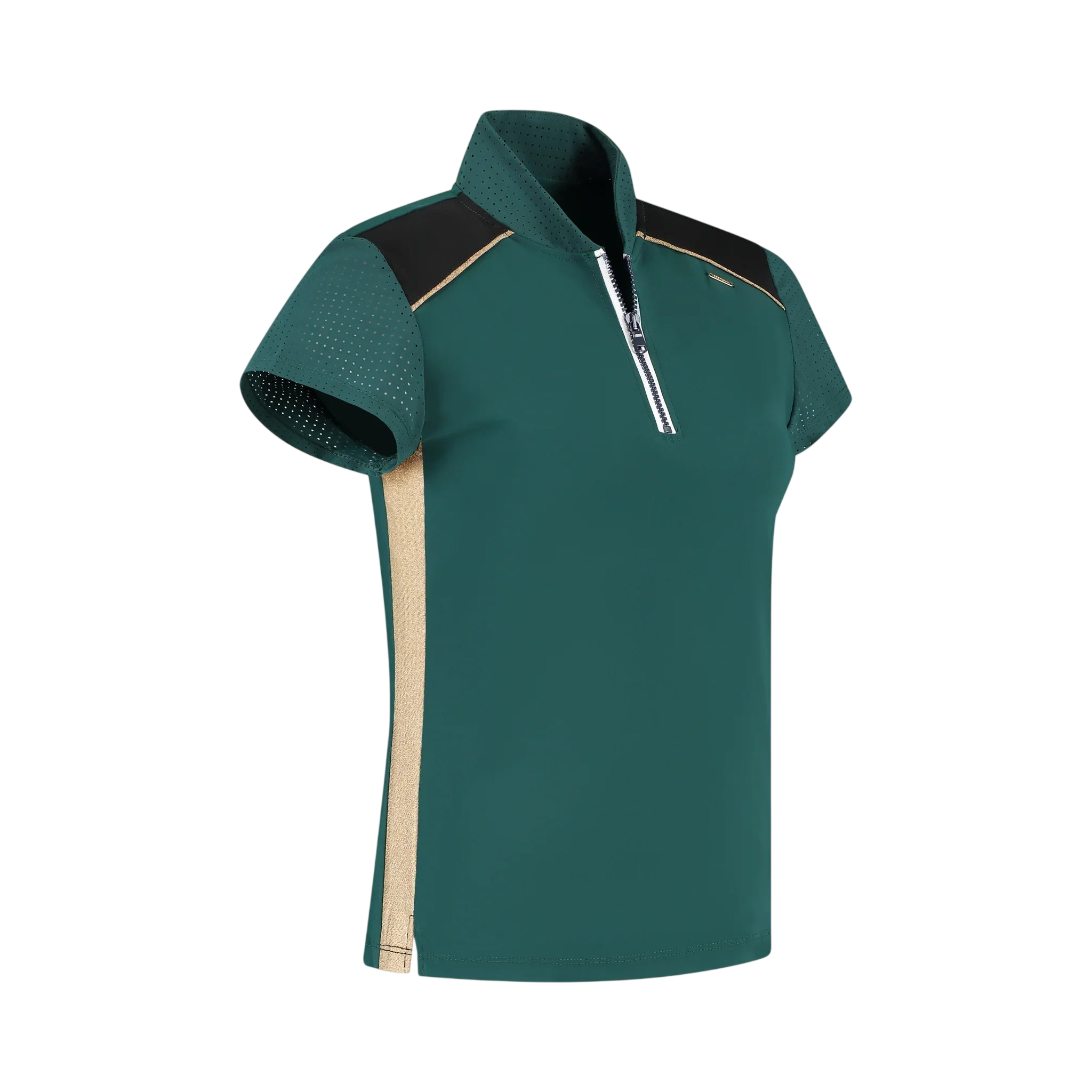 Golden Edge Zipper - Green/Gold - Padel73